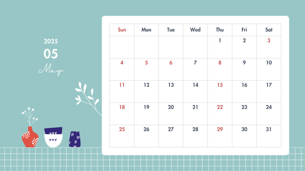 ５月休診日のお知らせ